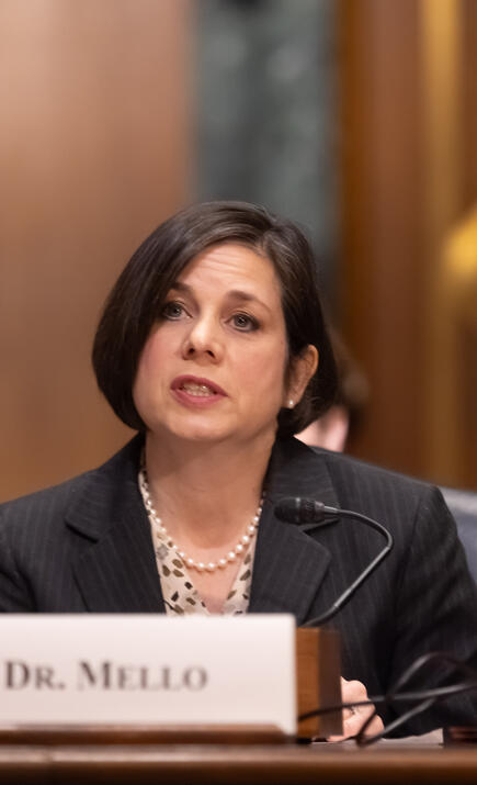 Michelle Mello testifies before U.S. Senate Committee on Finance